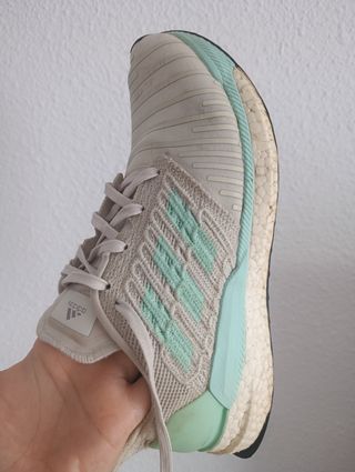Zapatillas Adidas - Beige y Verde Agua