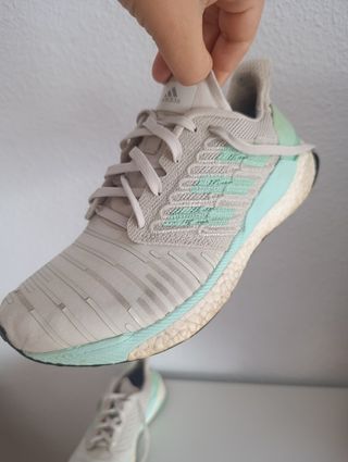 Zapatillas Adidas - Beige y Verde Agua