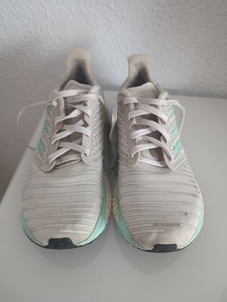 Zapatillas Adidas - Beige y Verde Agua