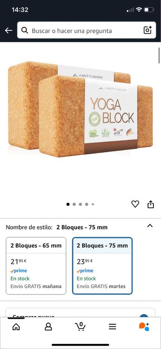 Esterilla Yoga + 2 Bloques + Rueda 