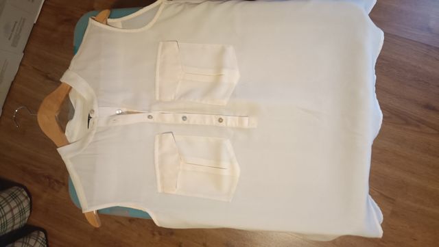 Blusa color mantequilla Urban - sin mangas