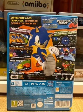 Sonic Lost World Wii U - Deadly Six Edition