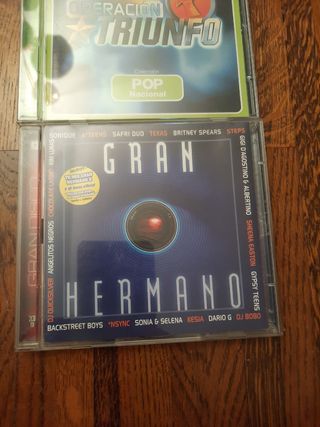 CDs Operación Triunfo & Gran Hermano