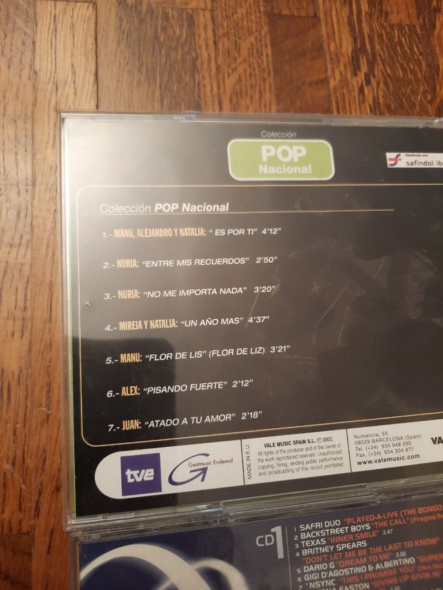 CDs Operación Triunfo & Gran Hermano