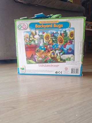 Puzzle suelo Backyard Bugs - 50 piezas