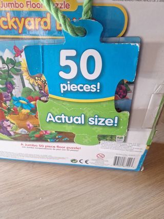 Puzzle suelo Backyard Bugs - 50 piezas