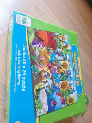 Puzzle suelo Backyard Bugs - 50 piezas