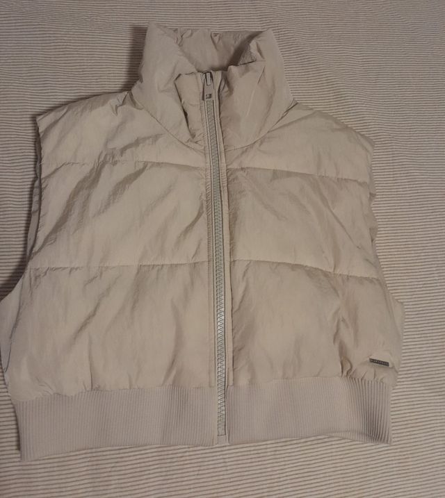 Chaleco Rino&Pelle beige talla 40 italiano