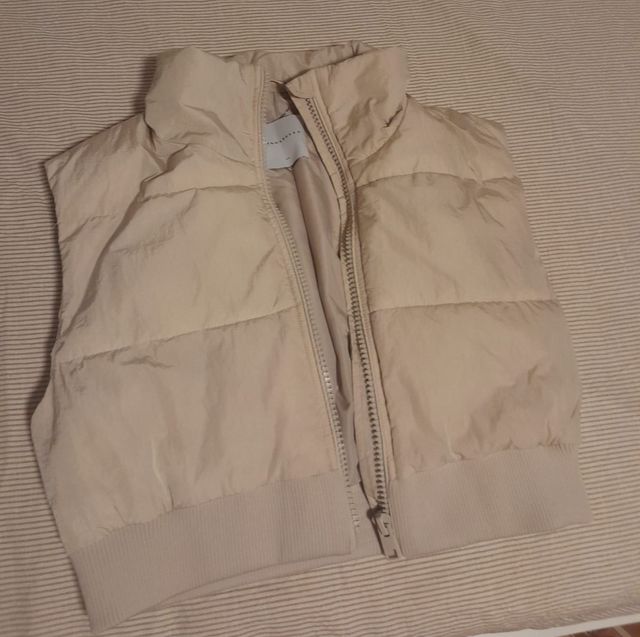 Chaleco Rino&Pelle beige talla 40 italiano