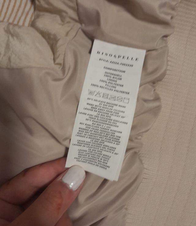 Chaleco Rino&Pelle beige talla 40 italiano