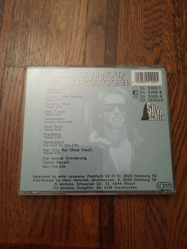 CD Best Of Arnold Schwarzenegger