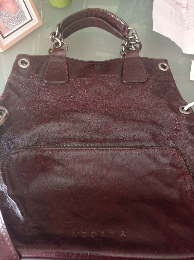 Bolso Acosta, Piel de vacuno, color marrón