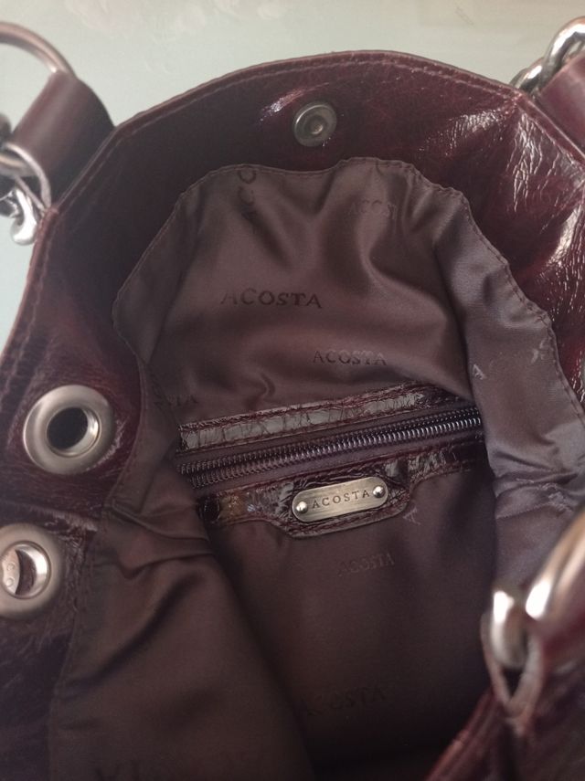 Bolso Acosta, Piel de vacuno, color marrón
