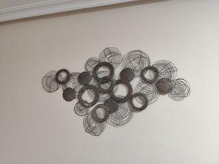 Conjunto de decoración de pared.5 cuadros y adorno