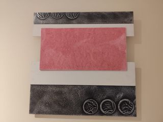 Conjunto de decoración de pared.5 cuadros y adorno