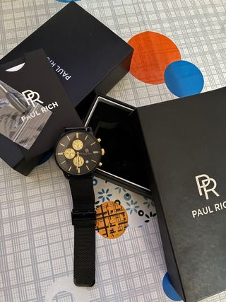 Orologio uomo Paul Rich - Nero/Oro