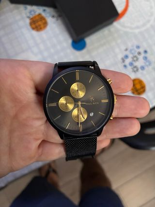 Orologio uomo Paul Rich - Nero/Oro