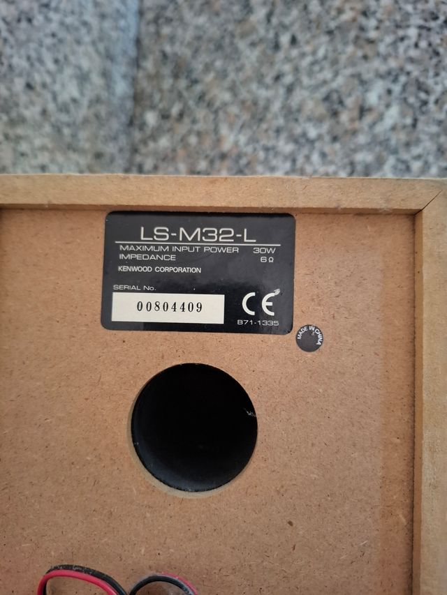 Kenwood LS-M32-L Altoparlanti Beige/Blu