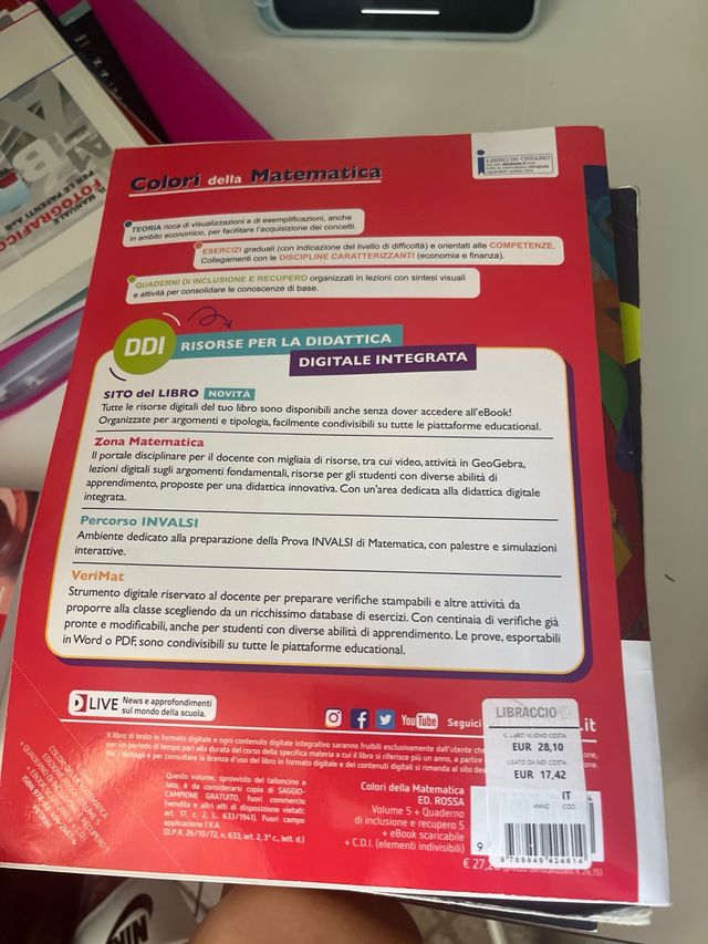 colori della matematica edizione rossa-volume 5