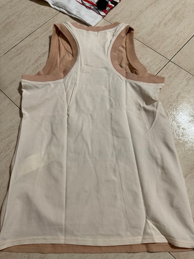 Camiseta beige Fracomina serpiente