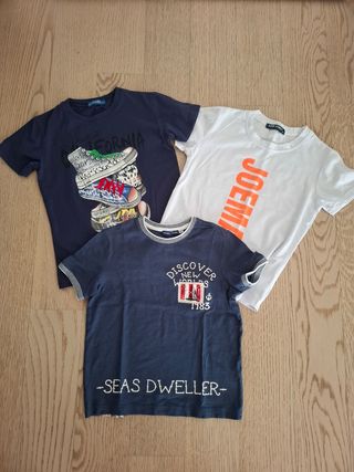 3 Magliette Bambino 6 Anni