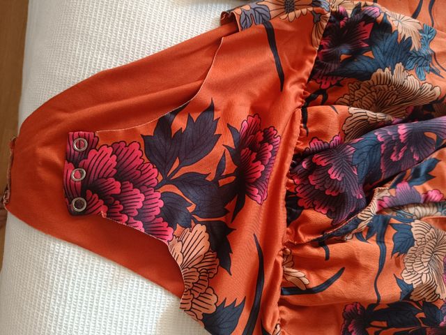 Body Zara estampado floral - talla S