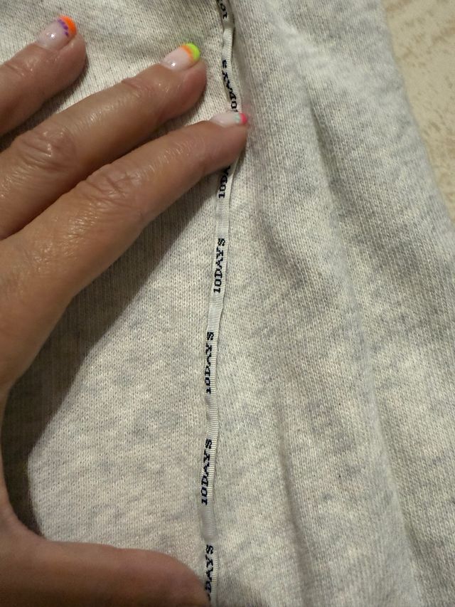 Vestido gris 10Days - Talla única