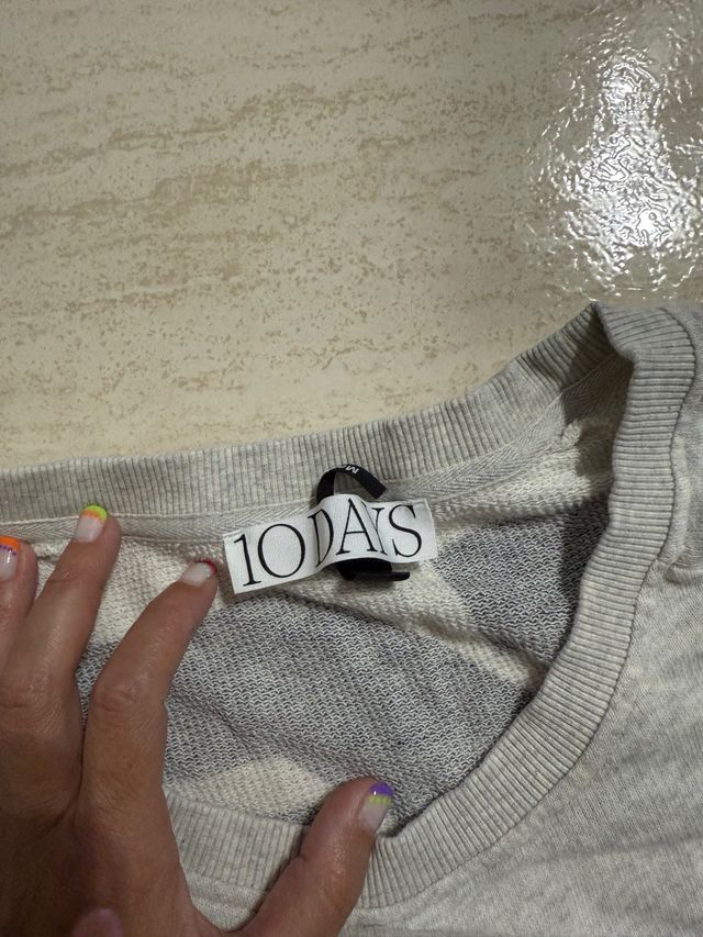 Vestido gris 10Days - Talla única