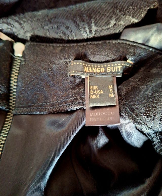 Vestido negro /chaqueta