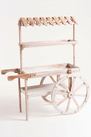 Carrito golosinas madera