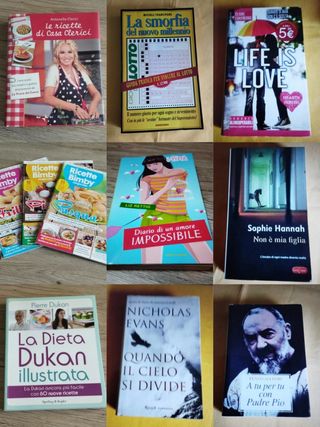 18 Libri Vari - Romanzi & Ricette