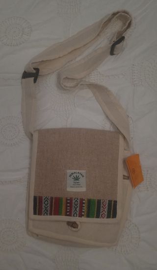 Bolso bandolera cáñamo Himalaya