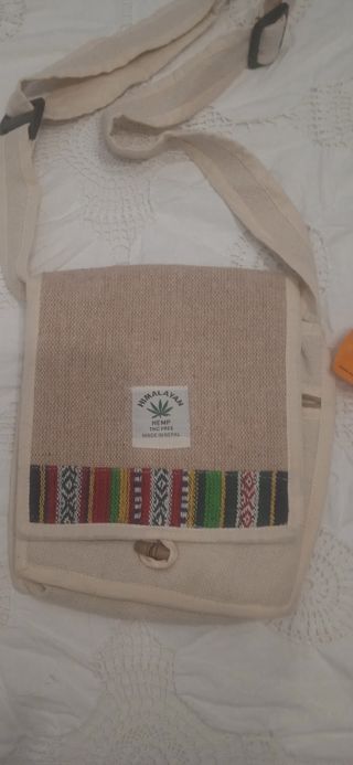 Bolso bandolera cáñamo Himalaya