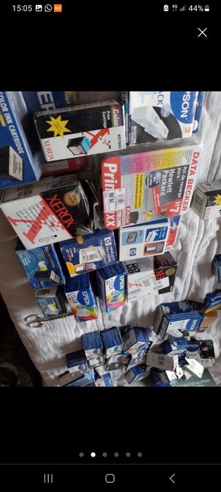 Cartuchos tinta Epson, Xerox, HP 15