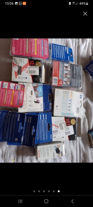Cartuchos tinta Epson, Xerox, HP 15