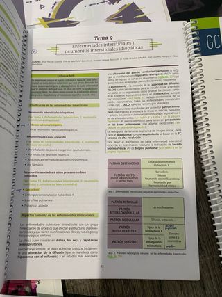 Manuales AMIR medicina, subrayados.