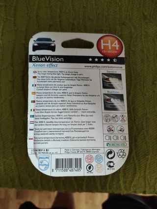 Philips BlueVision H4 - Lámpara