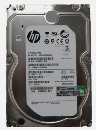 Disco Duro HP 2TB SAS 7200rpm