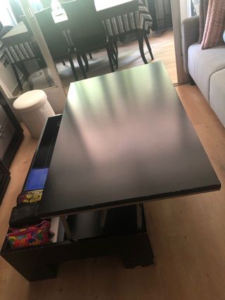 Muebles salón - Negro y plata