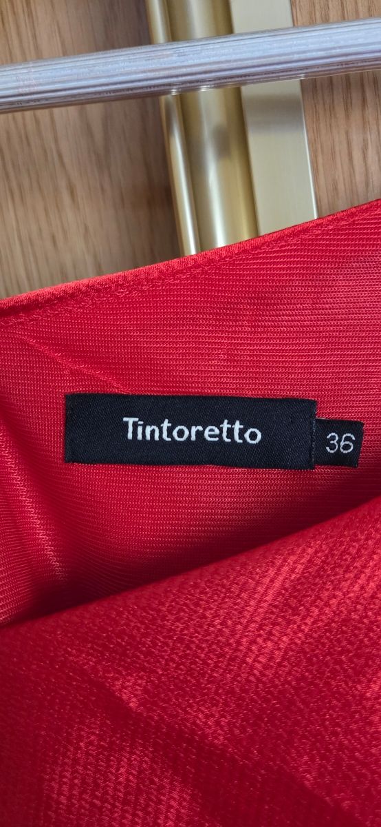 Vestido Tintoretto rojo talla M