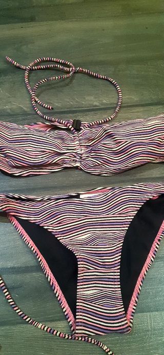 Bikini rayas multicolor