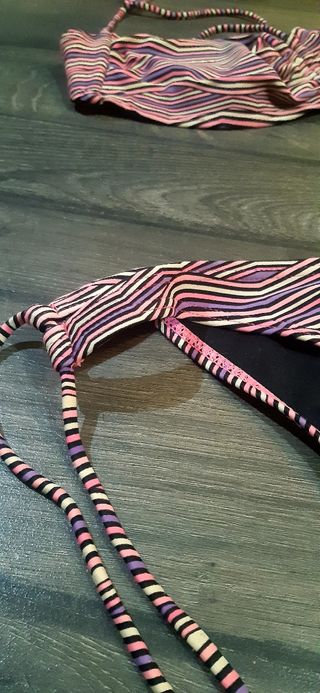Bikini rayas multicolor