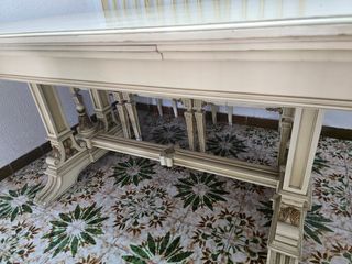 Mesa Comedor Madera Blanca - Estilo Clásico