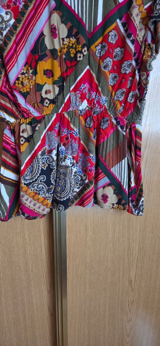 Blusa Natura multicolor talla L