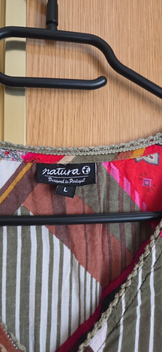 Blusa Natura multicolor talla L