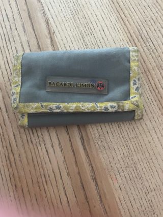Cartera Bacardi Limón Gris-Amarilla