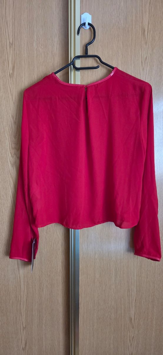 Blusa roja Zara talla S