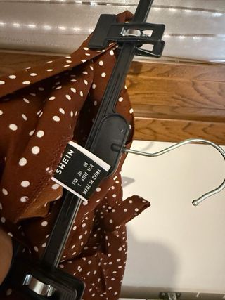 Short marrón - lunares blancos