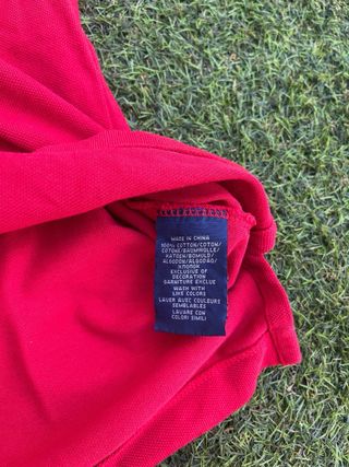 Polo rojo de Ralph Lauren rojo talla L