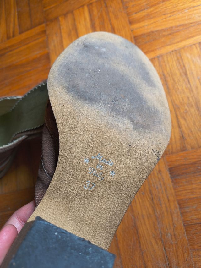 Sabot donna beige e marrone